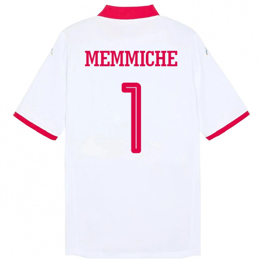 Danxen Herren Tunesien Amanallah Memmiche #1 Weiß Auswärtstrikot Trikot 24-26 T-Shirt Schweiz