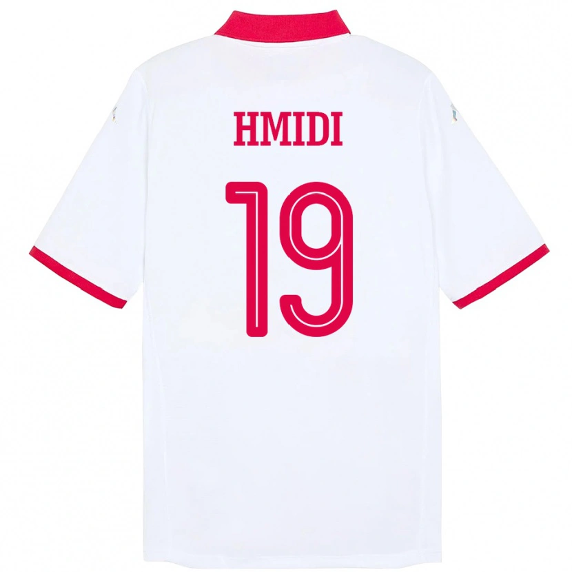 Danxen Herren Tunesien Baraket Hmidi #19 Weiß Auswärtstrikot Trikot 24-26 T-Shirt Schweiz