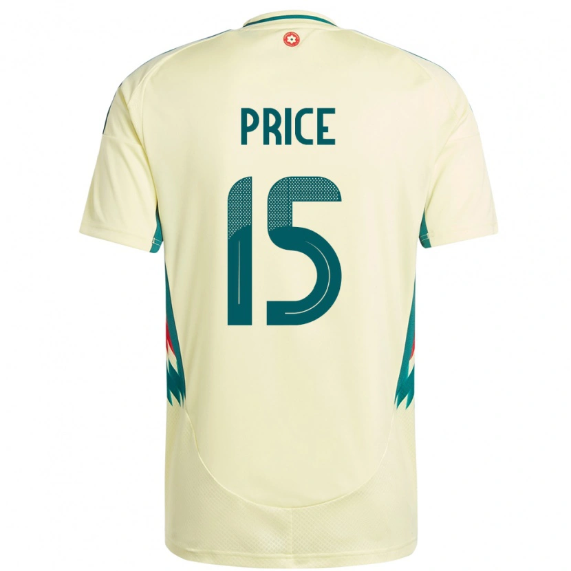 Danxen Herren Wales Tom Price #15 Beige Gelb Auswärtstrikot Trikot 24-26 T-Shirt Schweiz