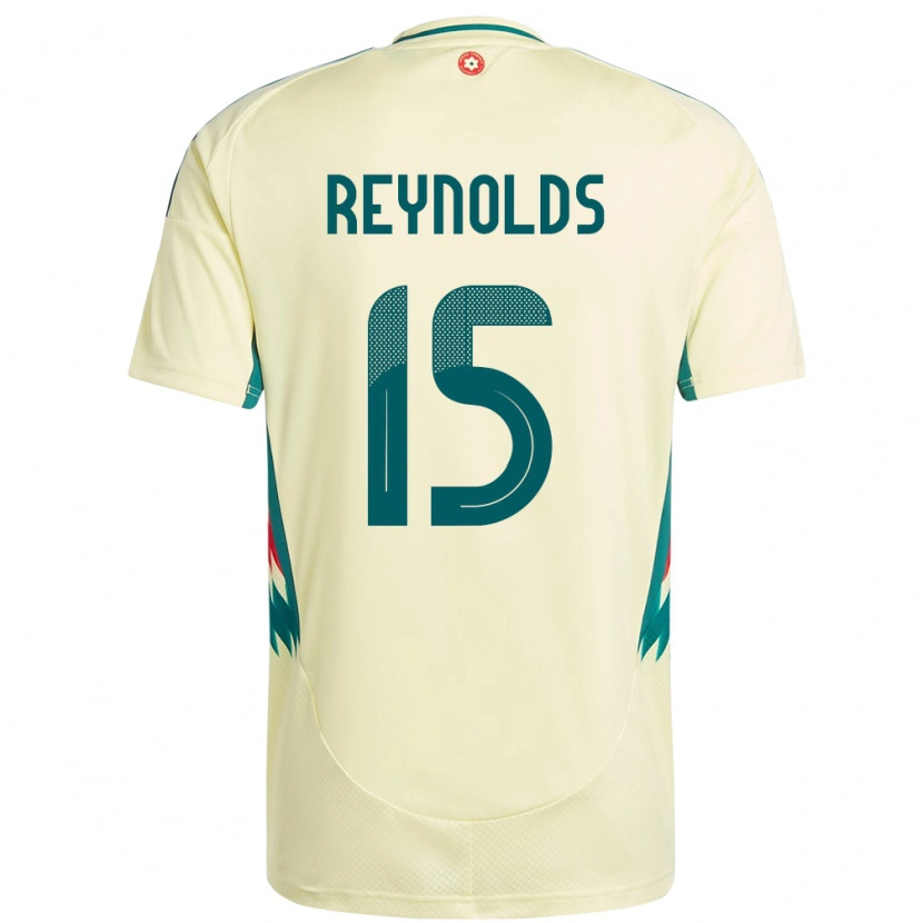 Danxen Herren Wales Oliver Reynolds #15 Beige Gelb Auswärtstrikot Trikot 24-26 T-Shirt Schweiz