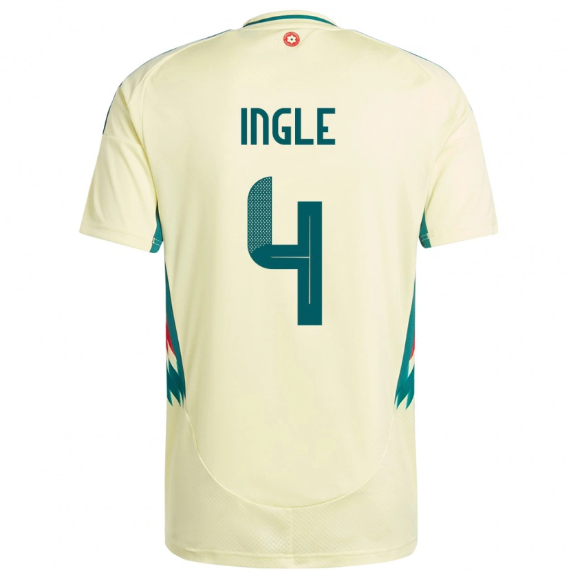 Danxen Herren Wales Sophie Ingle #4 Beige Gelb Auswärtstrikot Trikot 24-26 T-Shirt Schweiz