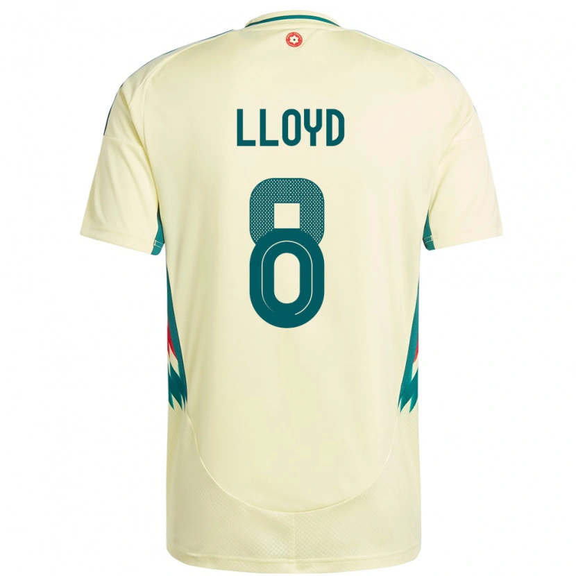 Danxen Herren Wales Ben Lloyd #8 Beige Gelb Auswärtstrikot Trikot 24-26 T-Shirt Schweiz