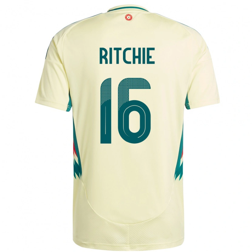 Danxen Herren Wales Amelia Ritchie #16 Beige Gelb Auswärtstrikot Trikot 24-26 T-Shirt Schweiz