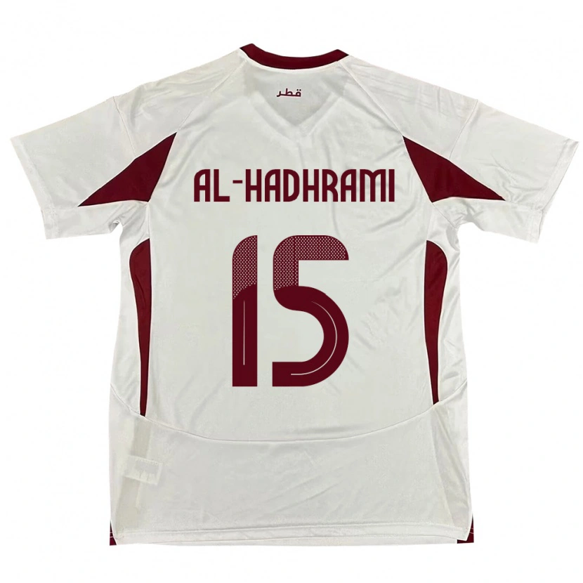 Danxen Herren Katar Naif Al-Hadhrami #15 Weiß Auswärtstrikot Trikot 24-26 T-Shirt Schweiz
