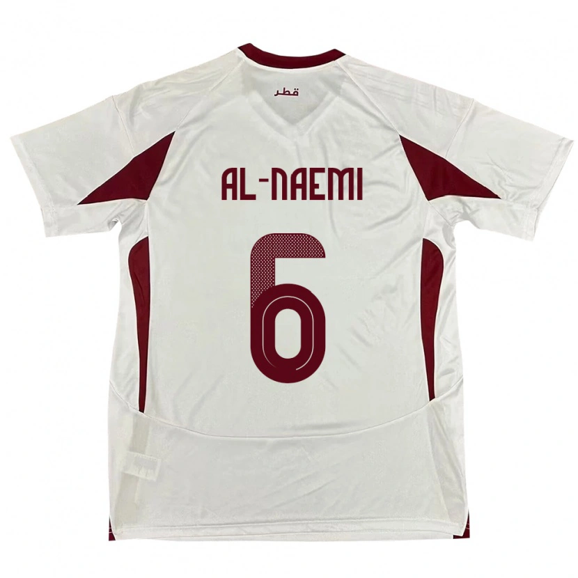 Danxen Herren Katar Reem Al Naemi #6 Weiß Auswärtstrikot Trikot 24-26 T-Shirt Schweiz