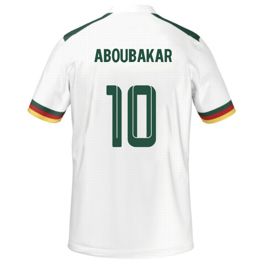 Danxen Herren Kamerun Vincent Aboubakar #10 Weiß Auswärtstrikot Trikot 24-26 T-Shirt Schweiz