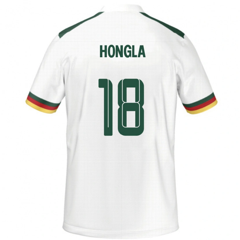 Danxen Herren Kamerun Martin Hongla #18 Weiß Auswärtstrikot Trikot 24-26 T-Shirt Schweiz
