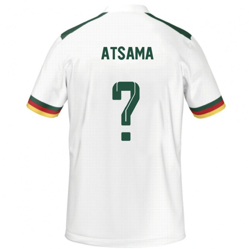 Danxen Herren Kamerun Franck Atsama #0 Weiß Auswärtstrikot Trikot 24-26 T-Shirt Schweiz