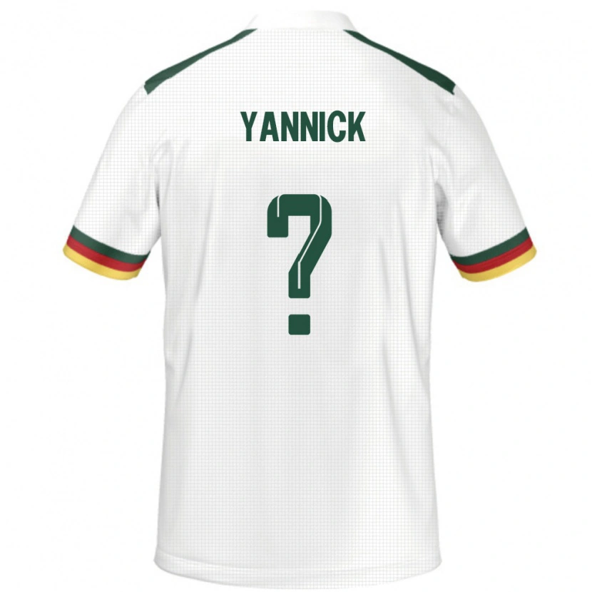 Danxen Herren Kamerun Noah Yannick #0 Weiß Auswärtstrikot Trikot 24-26 T-Shirt Schweiz