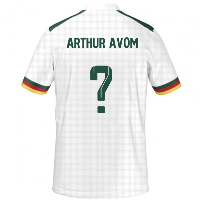 Danxen Herren Kamerun Arthur Avom #0 Weiß Auswärtstrikot Trikot 24-26 T-Shirt Schweiz