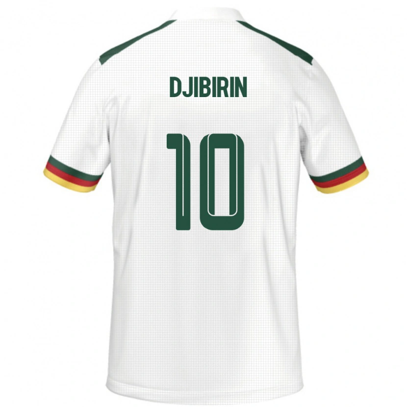 Danxen Herren Kamerun Harouna Djibirin #10 Weiß Auswärtstrikot Trikot 24-26 T-Shirt Schweiz