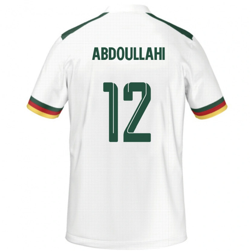Danxen Herren Kamerun Tidjani Ahmadou Abdoullahi #12 Weiß Auswärtstrikot Trikot 24-26 T-Shirt Schweiz