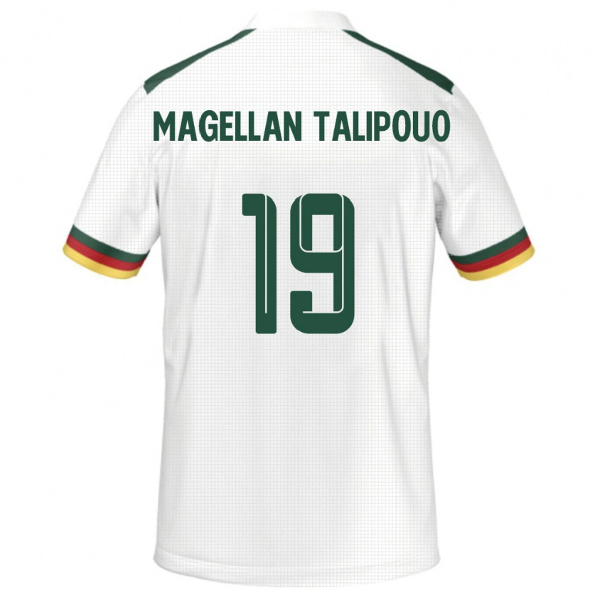 Danxen Herren Kamerun Ghane Magellan Talipouo #19 Weiß Auswärtstrikot Trikot 24-26 T-Shirt Schweiz