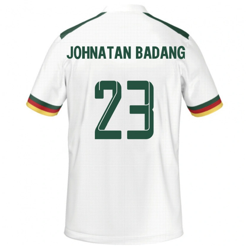 Danxen Herren Kamerun Cédric Johnatan Badang #23 Weiß Auswärtstrikot Trikot 24-26 T-Shirt Schweiz