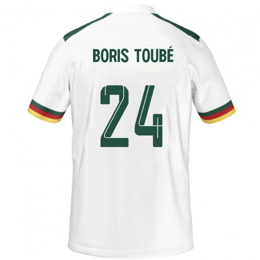 Danxen Herren Kamerun Godefroy Christopher Boris Toubé #24 Weiß Auswärtstrikot Trikot 24-26 T-Shirt Schweiz