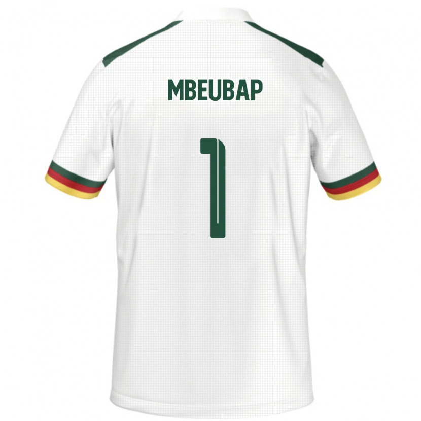 Danxen Herren Kamerun Jacques Mbeubap #1 Weiß Auswärtstrikot Trikot 24-26 T-Shirt Schweiz