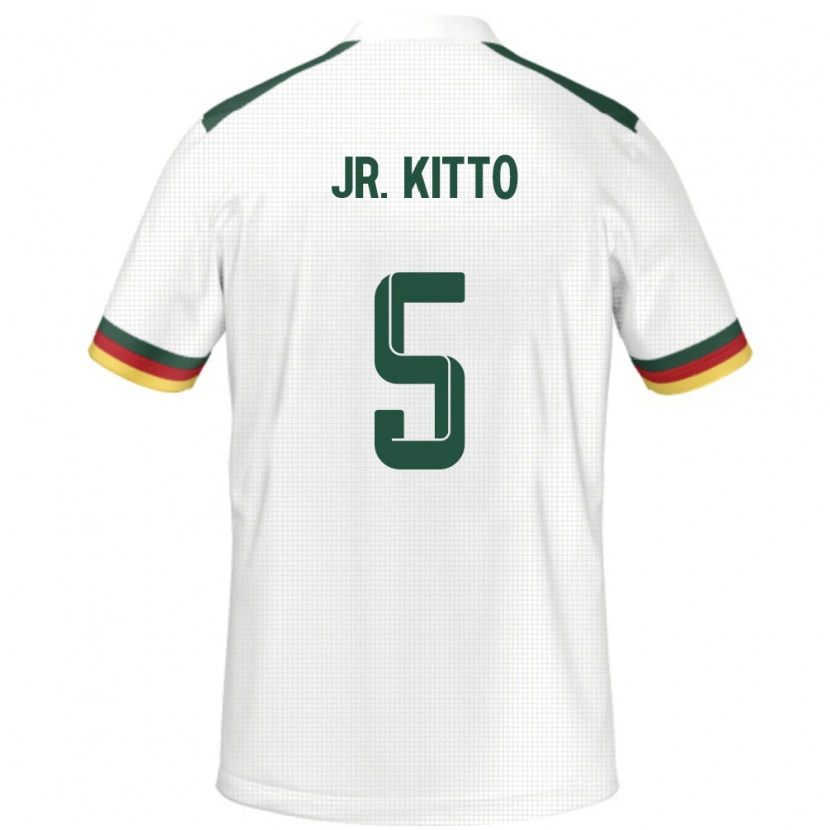 Danxen Herren Kamerun Samuel Junior Kotto #5 Weiß Auswärtstrikot Trikot 24-26 T-Shirt Schweiz