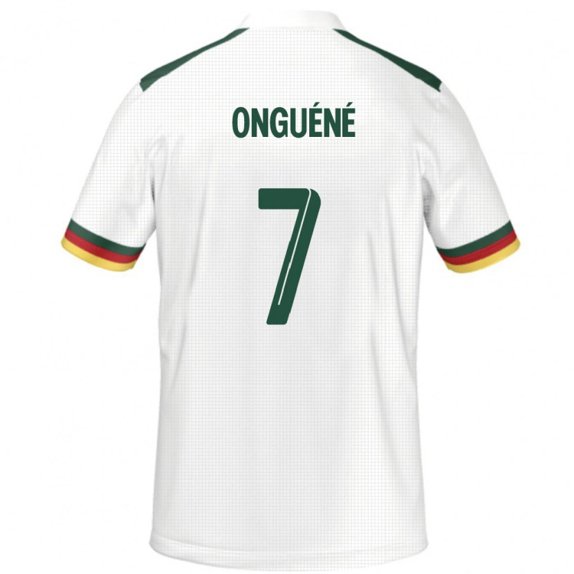 Danxen Herren Kamerun Gabrielle Onguene #7 Weiß Auswärtstrikot Trikot 24-26 T-Shirt Schweiz