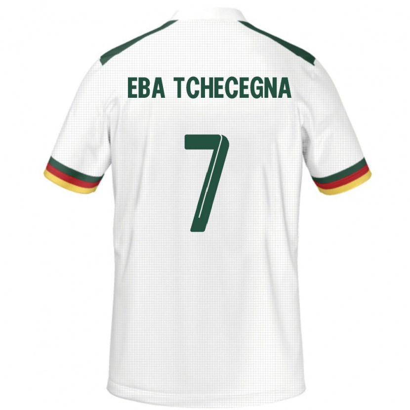 Danxen Herren Kamerun Arnold Eba Tchecegna #7 Weiß Auswärtstrikot Trikot 24-26 T-Shirt Schweiz