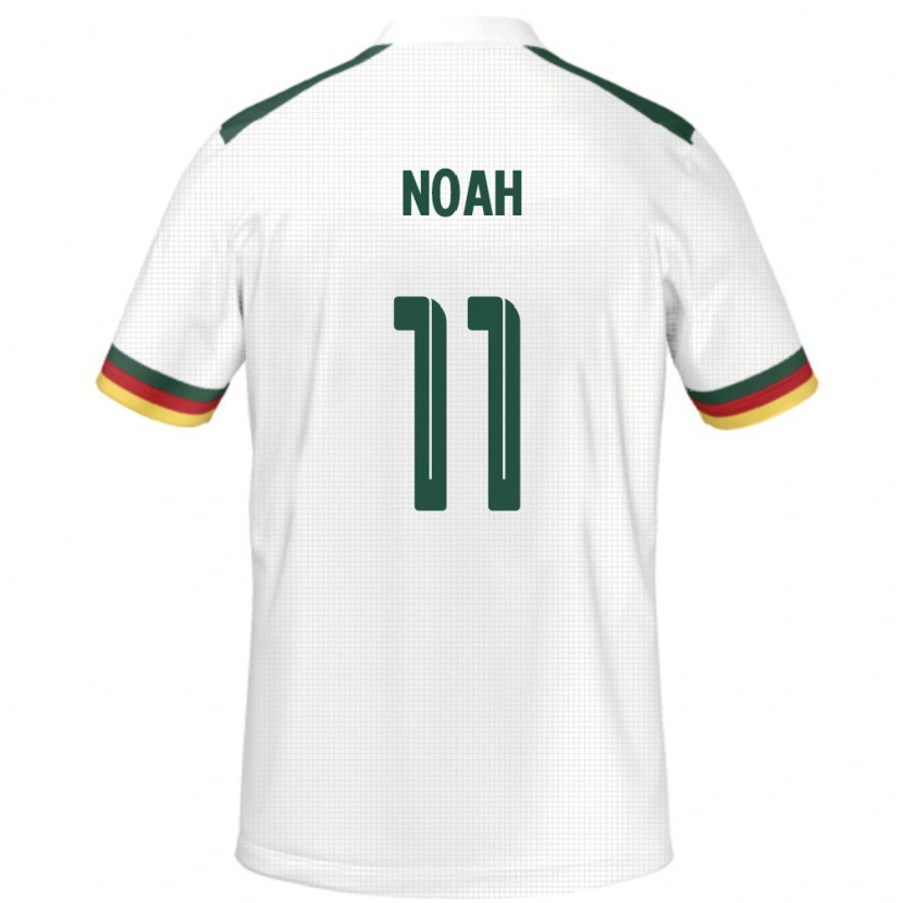 Danxen Herren Kamerun Yanick Noah #11 Weiß Auswärtstrikot Trikot 24-26 T-Shirt Schweiz