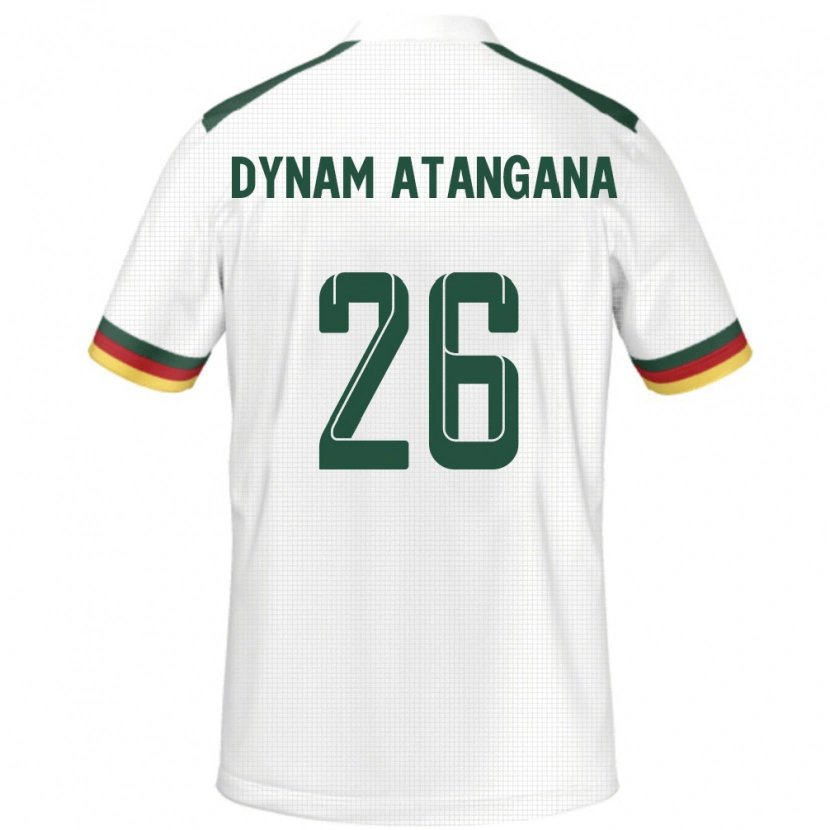 Danxen Herren Kamerun Marc Dynam Atangana #26 Weiß Auswärtstrikot Trikot 24-26 T-Shirt Schweiz