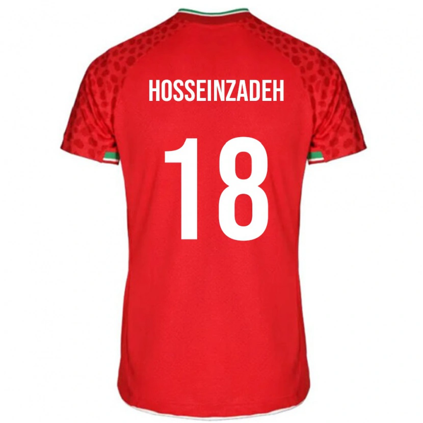 Danxen Herren Iran Amirhossein Hosseinzadeh #18 Rot Auswärtstrikot Trikot 24-26 T-Shirt Schweiz