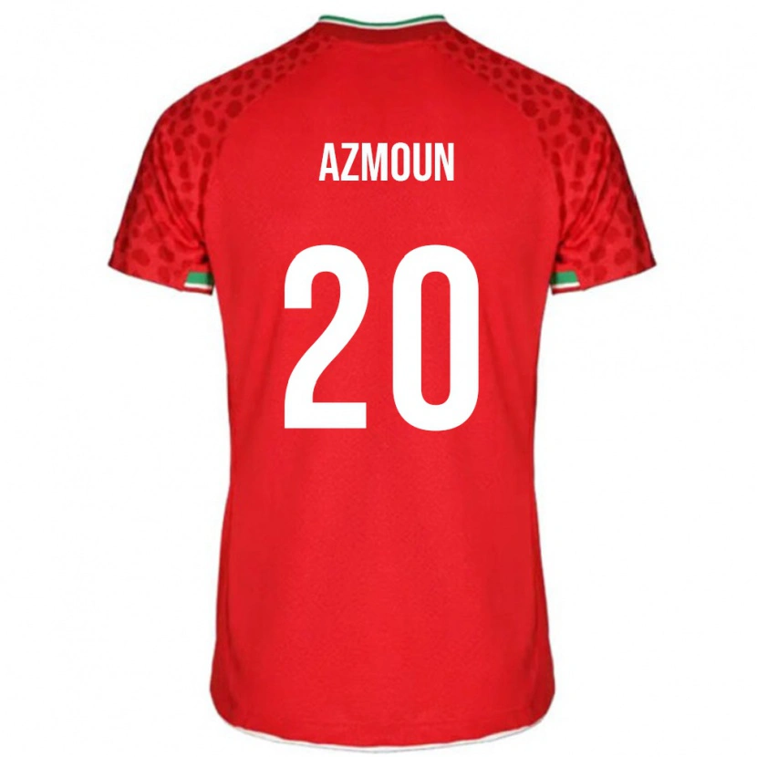 Danxen Herren Iran Sardar Azmoun #20 Rot Auswärtstrikot Trikot 24-26 T-Shirt Schweiz