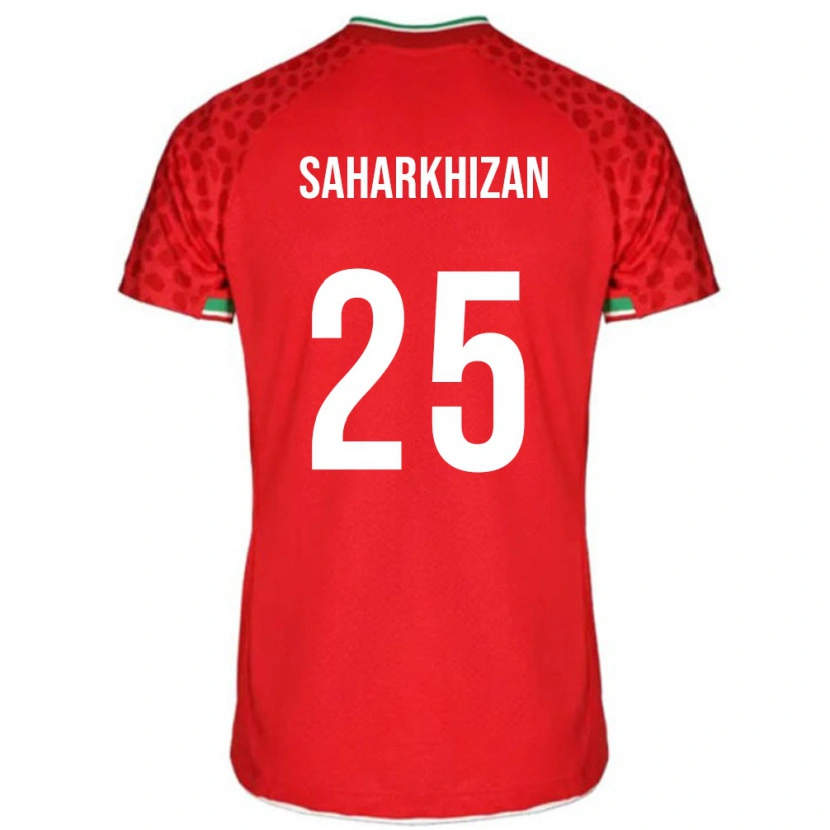 Danxen Herren Iran Saeid Saharkhizan #25 Rot Auswärtstrikot Trikot 24-26 T-Shirt Schweiz