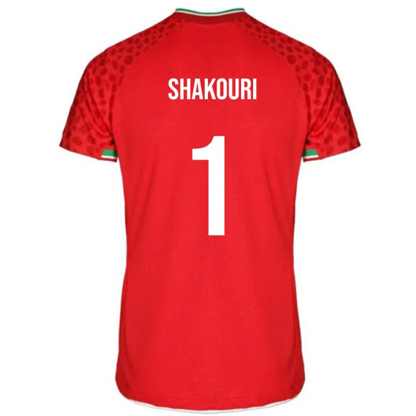 Danxen Herren Iran Arsha Shakouri #1 Rot Auswärtstrikot Trikot 24-26 T-Shirt Schweiz