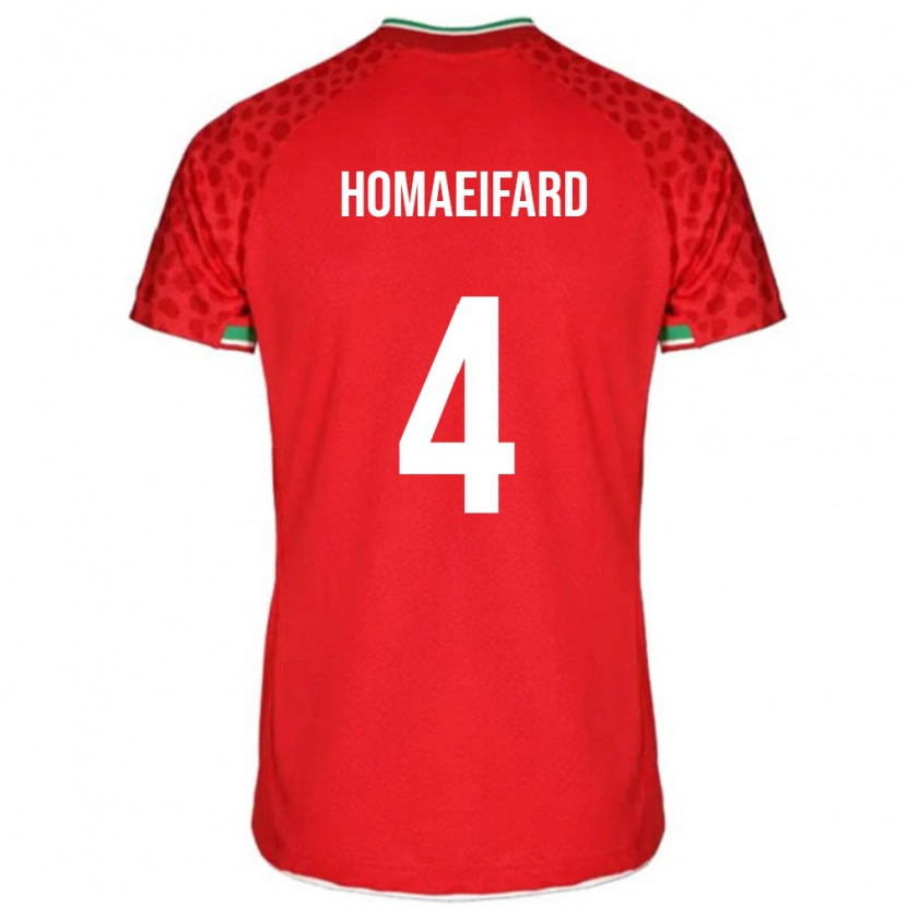 Danxen Herren Iran Alireza Homaeifard #4 Rot Auswärtstrikot Trikot 24-26 T-Shirt Schweiz