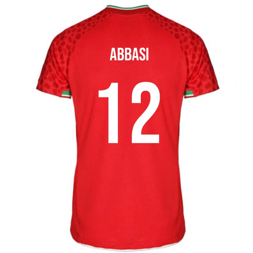 Danxen Herren Iran Armin Abbasi #12 Rot Auswärtstrikot Trikot 24-26 T-Shirt Schweiz