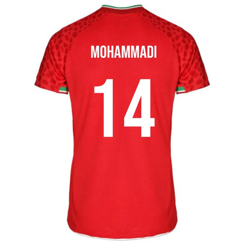 Danxen Herren Iran Abolfazl Mohammadi #14 Rot Auswärtstrikot Trikot 24-26 T-Shirt Schweiz