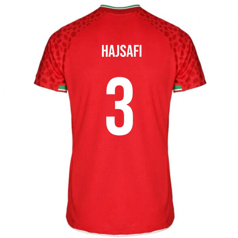 Danxen Herren Iran Ehsan Hajsafi #3 Rot Auswärtstrikot Trikot 24-26 T-Shirt Schweiz