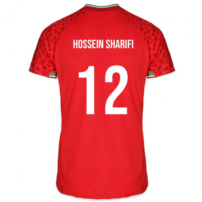 Danxen Herren Iran Mohammad Hossein Sharifi #12 Rot Auswärtstrikot Trikot 24-26 T-Shirt Schweiz