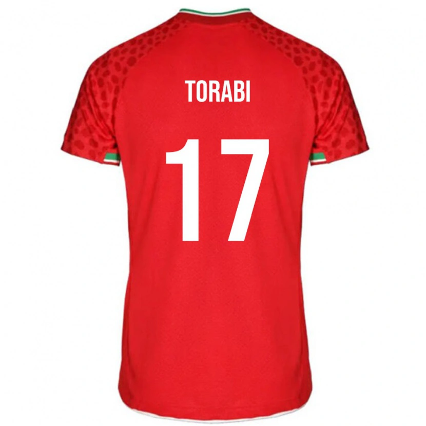 Danxen Herren Iran Mehdi Torabi #17 Rot Auswärtstrikot Trikot 24-26 T-Shirt Schweiz