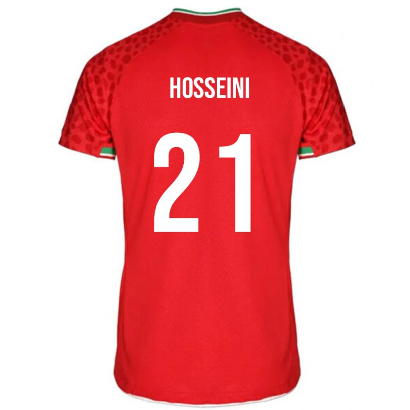 Danxen Herren Iran Majid Hosseini #21 Rot Auswärtstrikot Trikot 24-26 T-Shirt Schweiz