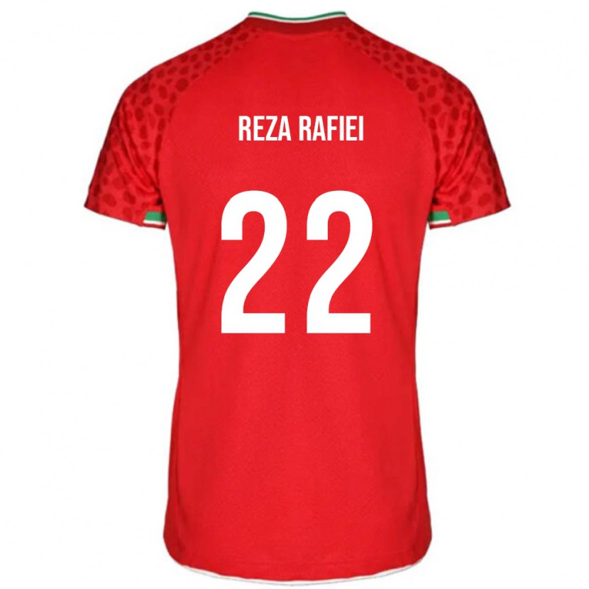 Danxen Herren Iran Amir Reza Rafiei #22 Rot Auswärtstrikot Trikot 24-26 T-Shirt Schweiz