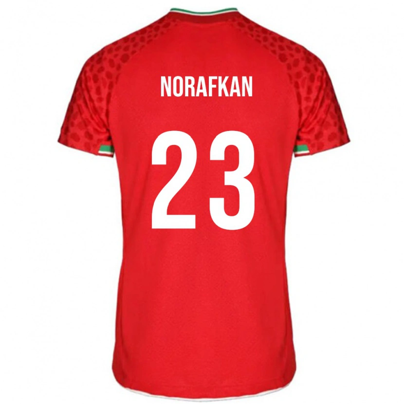 Danxen Herren Iran Omid Norafkan #23 Rot Auswärtstrikot Trikot 24-26 T-Shirt Schweiz