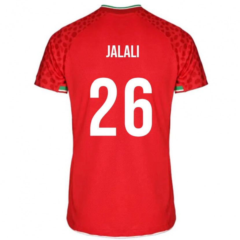 Danxen Herren Iran Abolfazl Jalali #26 Rot Auswärtstrikot Trikot 24-26 T-Shirt Schweiz