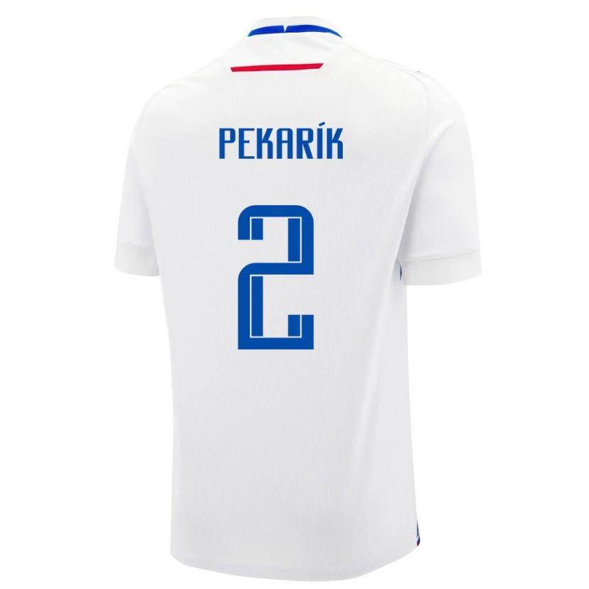 Danxen Herren Slowakei Peter Pekarík #2 Weiß Auswärtstrikot Trikot 24-26 T-Shirt Schweiz