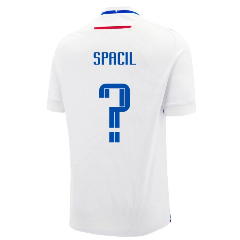 Danxen Herren Slowakei Branislav Spacil #0 Weiß Auswärtstrikot Trikot 24-26 T-Shirt Schweiz