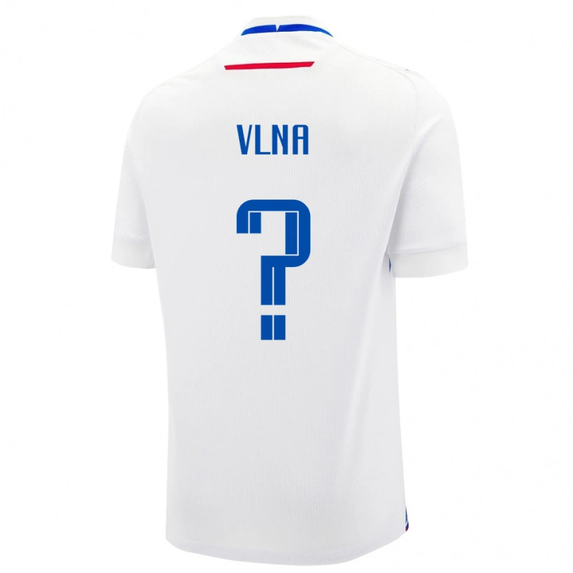 Danxen Herren Slowakei Simon Vlna #0 Weiß Auswärtstrikot Trikot 24-26 T-Shirt Schweiz