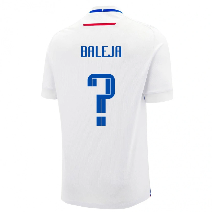 Danxen Herren Slowakei Patrik Baleja #0 Weiß Auswärtstrikot Trikot 24-26 T-Shirt Schweiz
