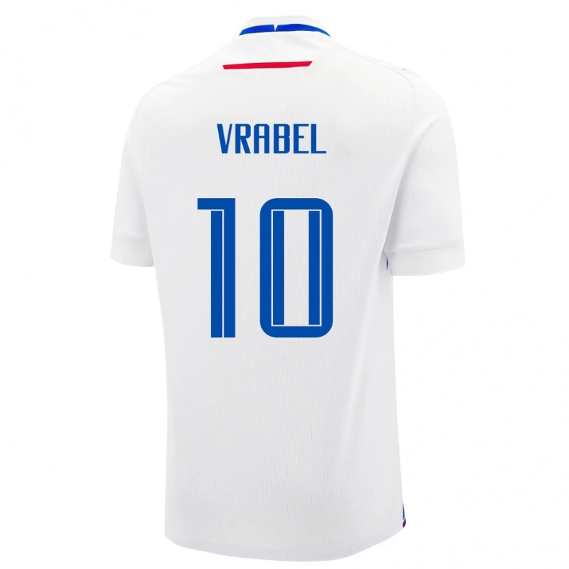 Danxen Herren Slowakei Alex Vrabel #10 Weiß Auswärtstrikot Trikot 24-26 T-Shirt Schweiz
