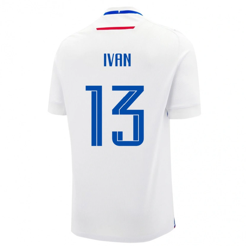 Danxen Herren Slowakei Matus Ivan #13 Weiß Auswärtstrikot Trikot 24-26 T-Shirt Schweiz