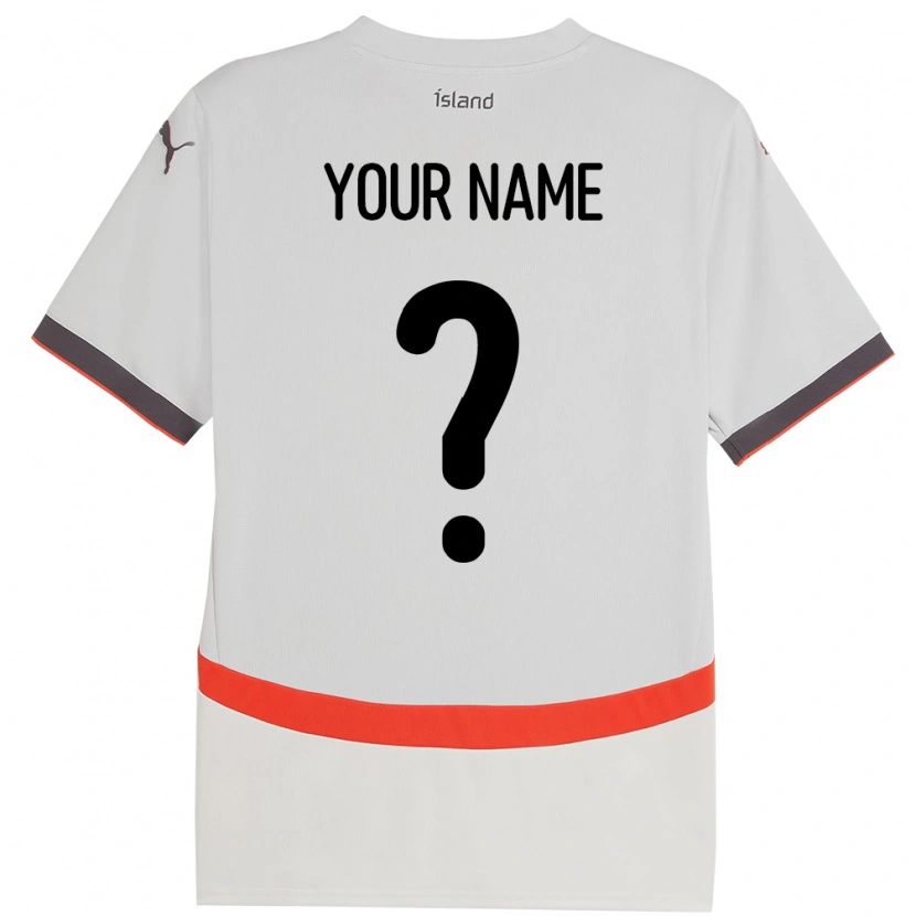 Danxen Herren Island Ihren Namen #0 Weiß Auswärtstrikot Trikot 24-26 T-Shirt Schweiz