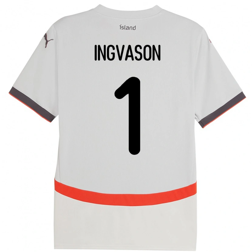 Danxen Herren Island Sigurdur Ingvason #1 Weiß Auswärtstrikot Trikot 24-26 T-Shirt Schweiz