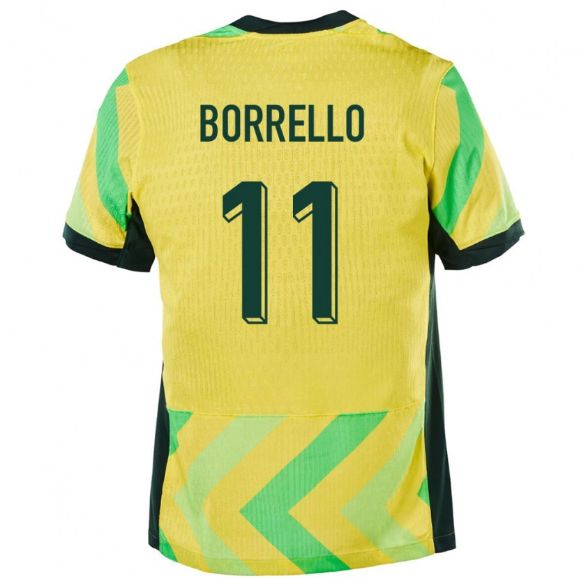 Danxen Damen Australien Brandon Borrello #11 Golden Heimtrikot Trikot 24-26 T-Shirt Schweiz