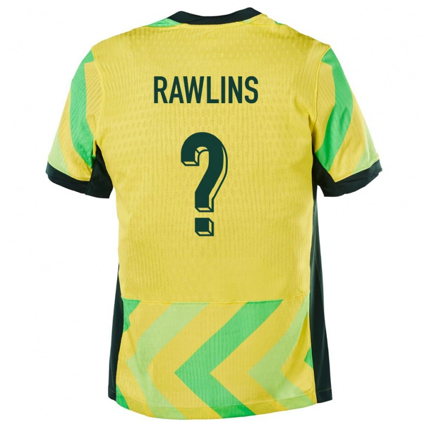 Danxen Damen Australien Joshua Rawlins #0 Golden Heimtrikot Trikot 24-26 T-Shirt Schweiz