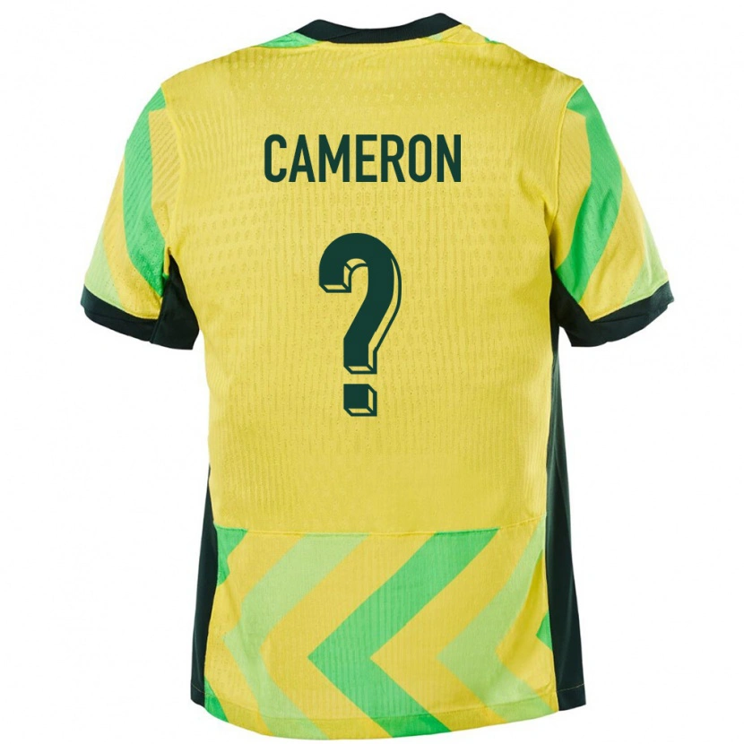 Danxen Damen Australien Jesse Cameron #0 Golden Heimtrikot Trikot 24-26 T-Shirt Schweiz